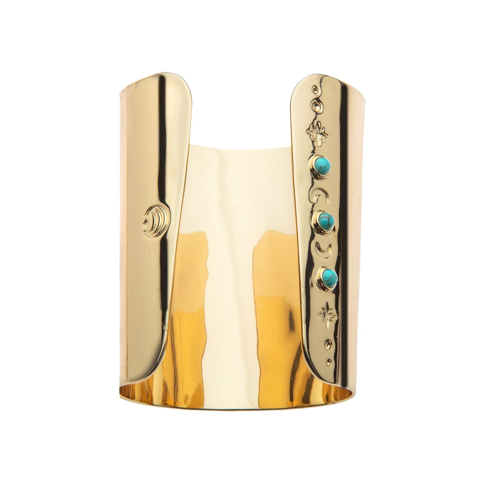 LUCKY Turquoise Nugget Cuff