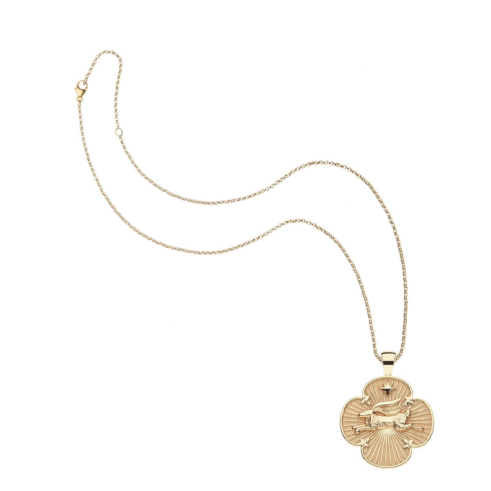 LUCKY Rabbit Quatrefoil