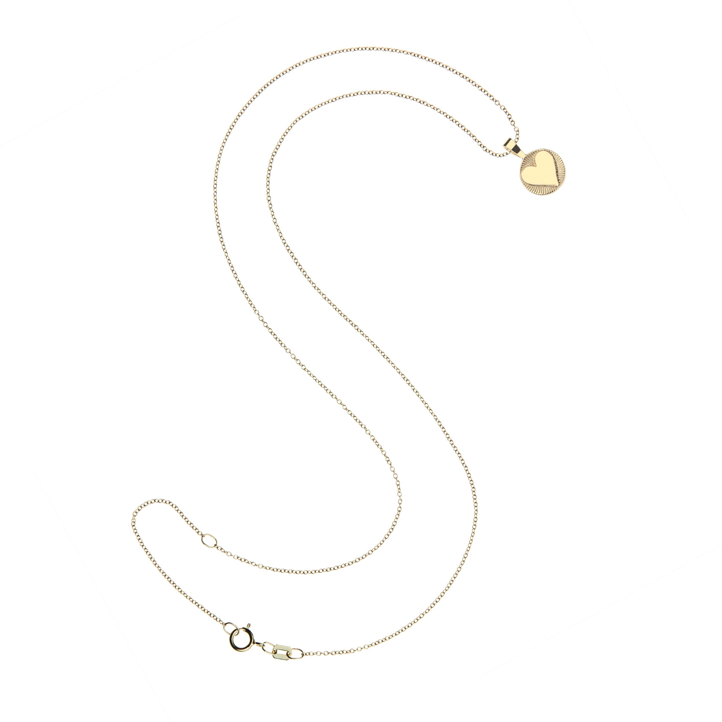 LOVE Baby Hearts Find Me Pendant 10k Gold