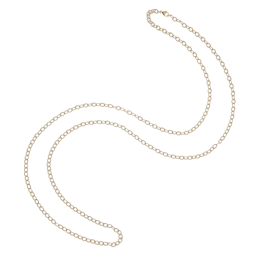 Mini Twist 32 inch Link Gold Filled Chain