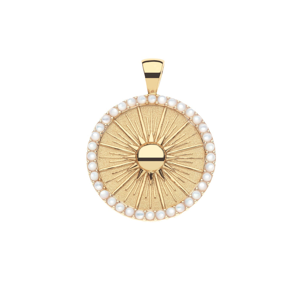 NAPLES JW Original Embellished Pendant Coin