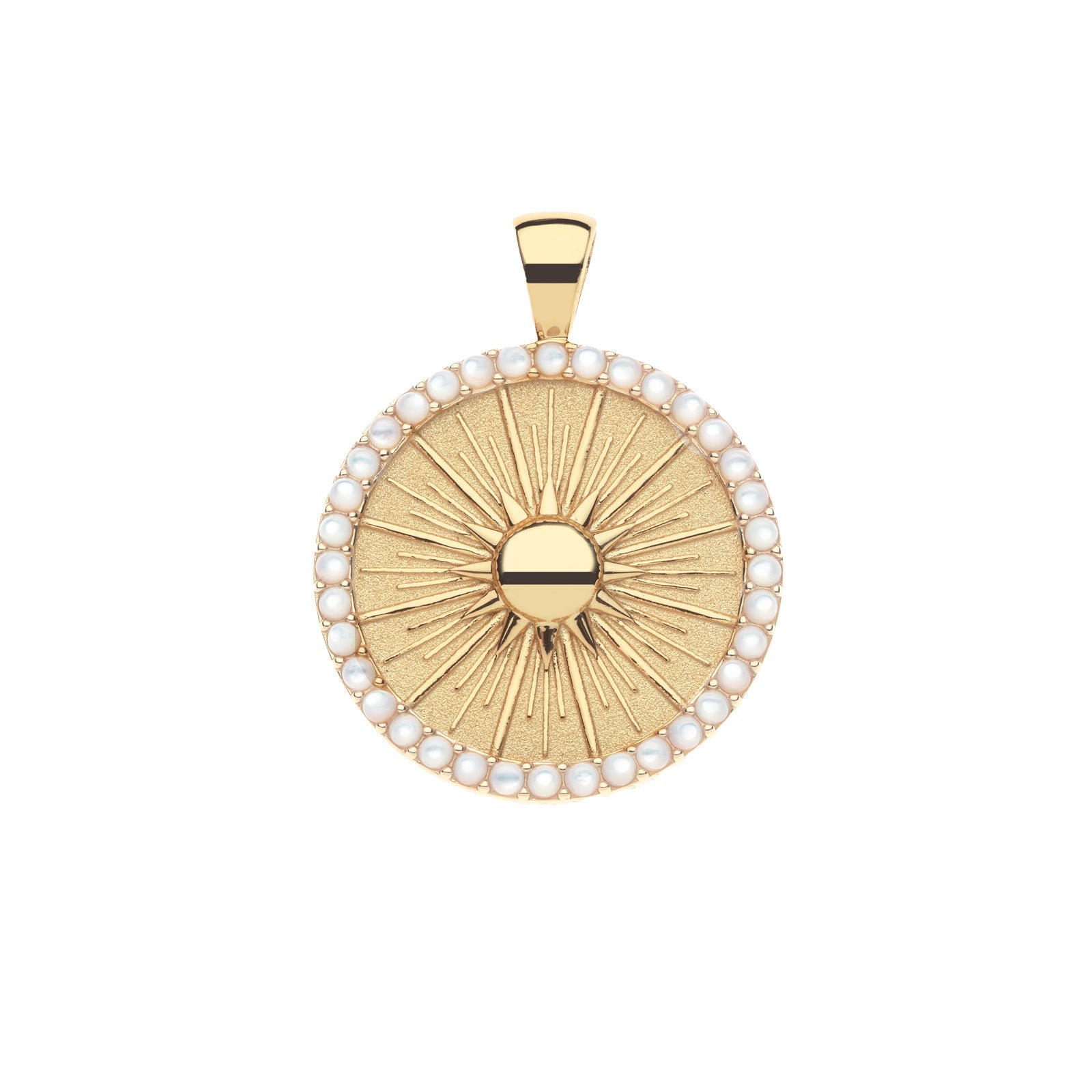 NAPLES JW Original Embellished Pendant Coin