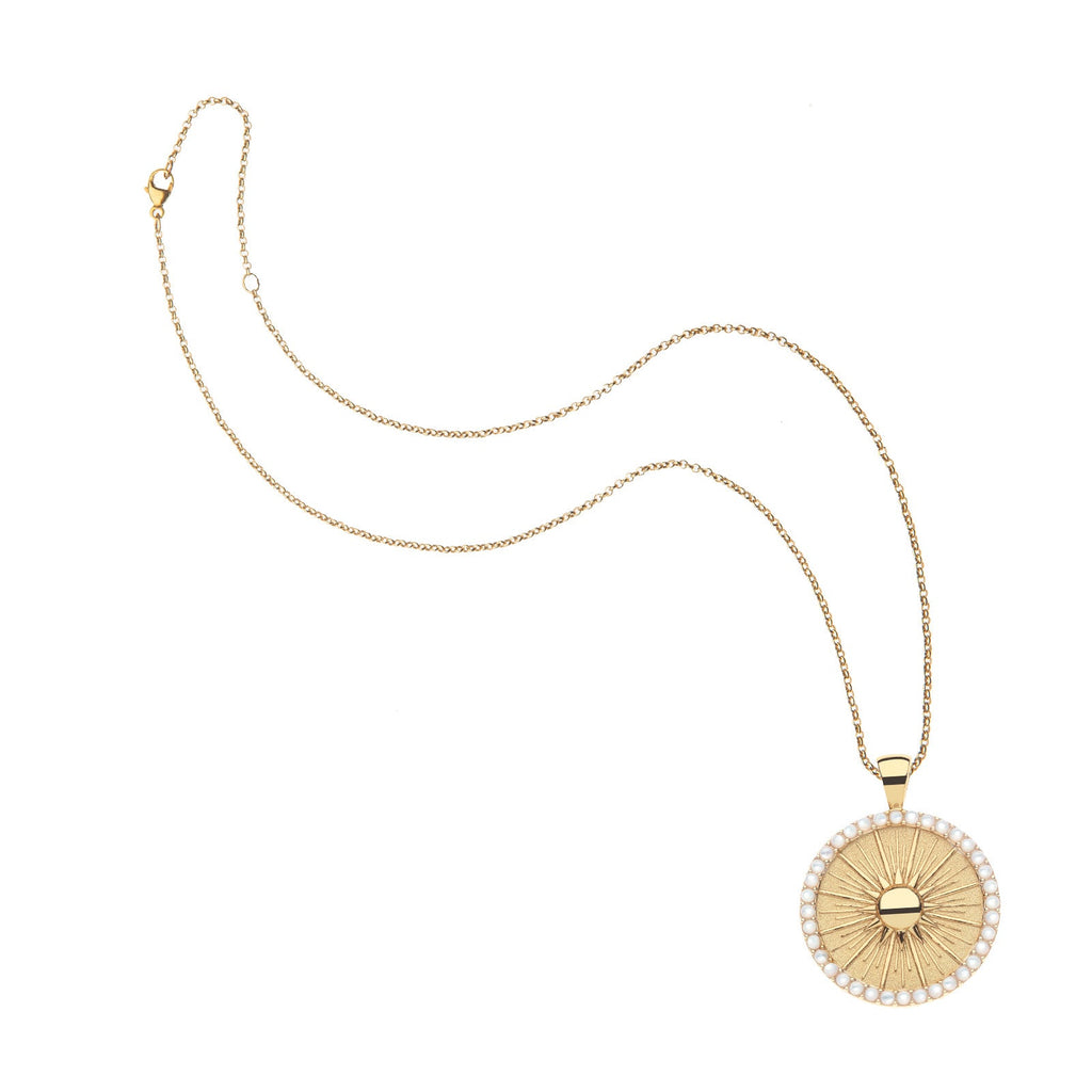 NAPLES JW Original Embellished Pendant Coin