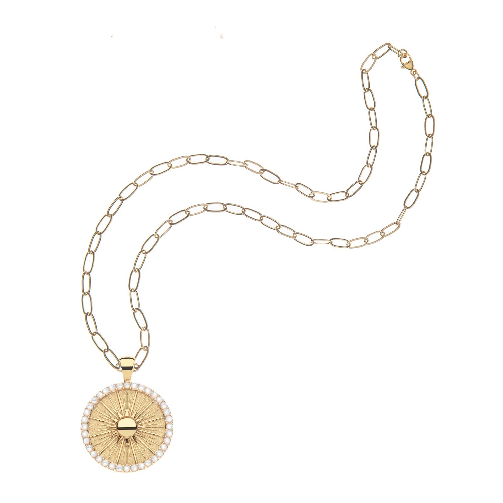 NAPLES JW Original Embellished Pendant Coin