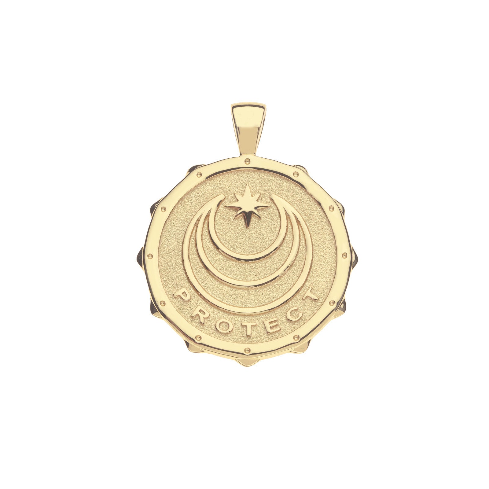 PROTECT Eagle JW Original Pendant Coin in Solid Gold