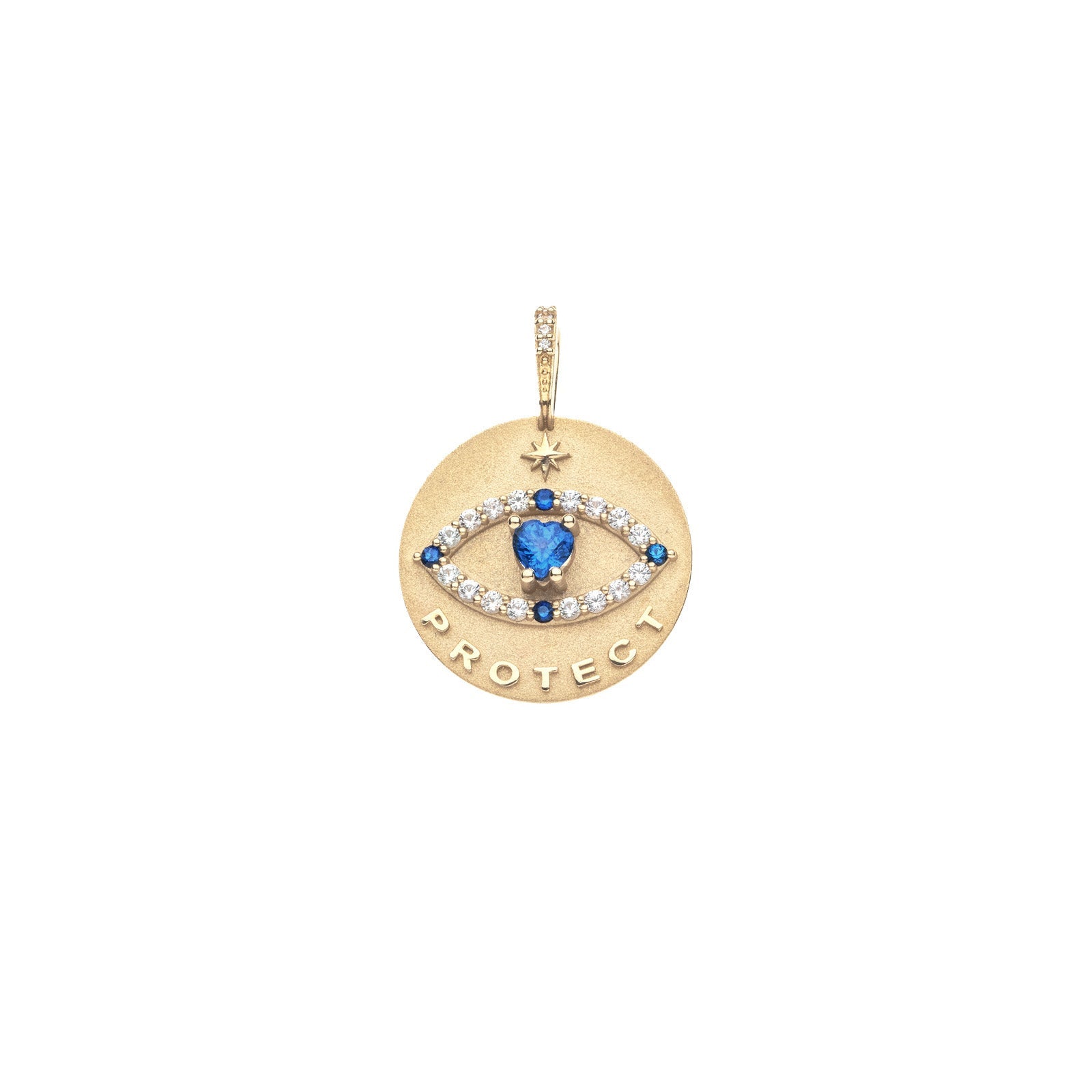 PROTECT Eye of Wisdom Pendant in Solid Gold