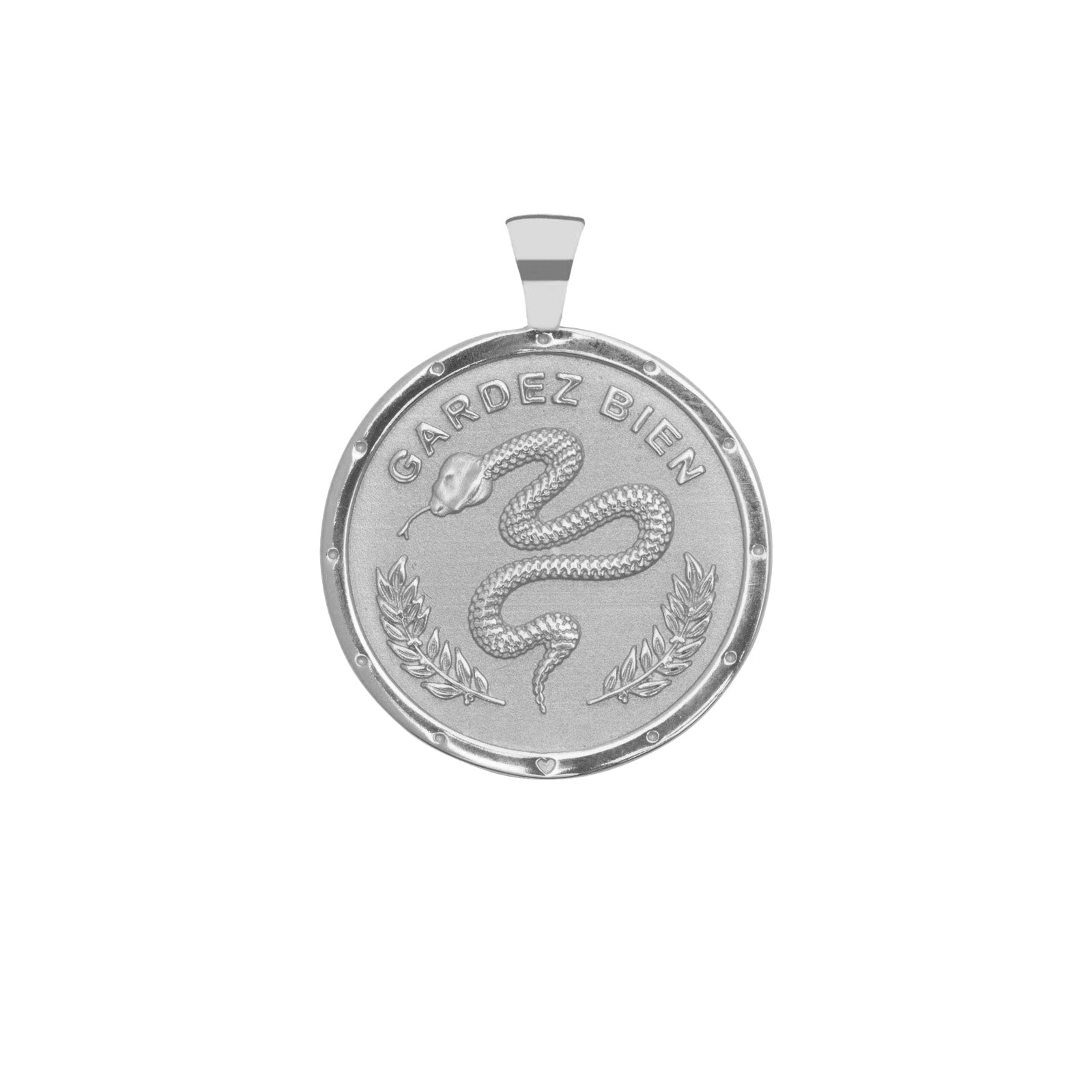 PROTECT JW Original Pendant Coin in Silver