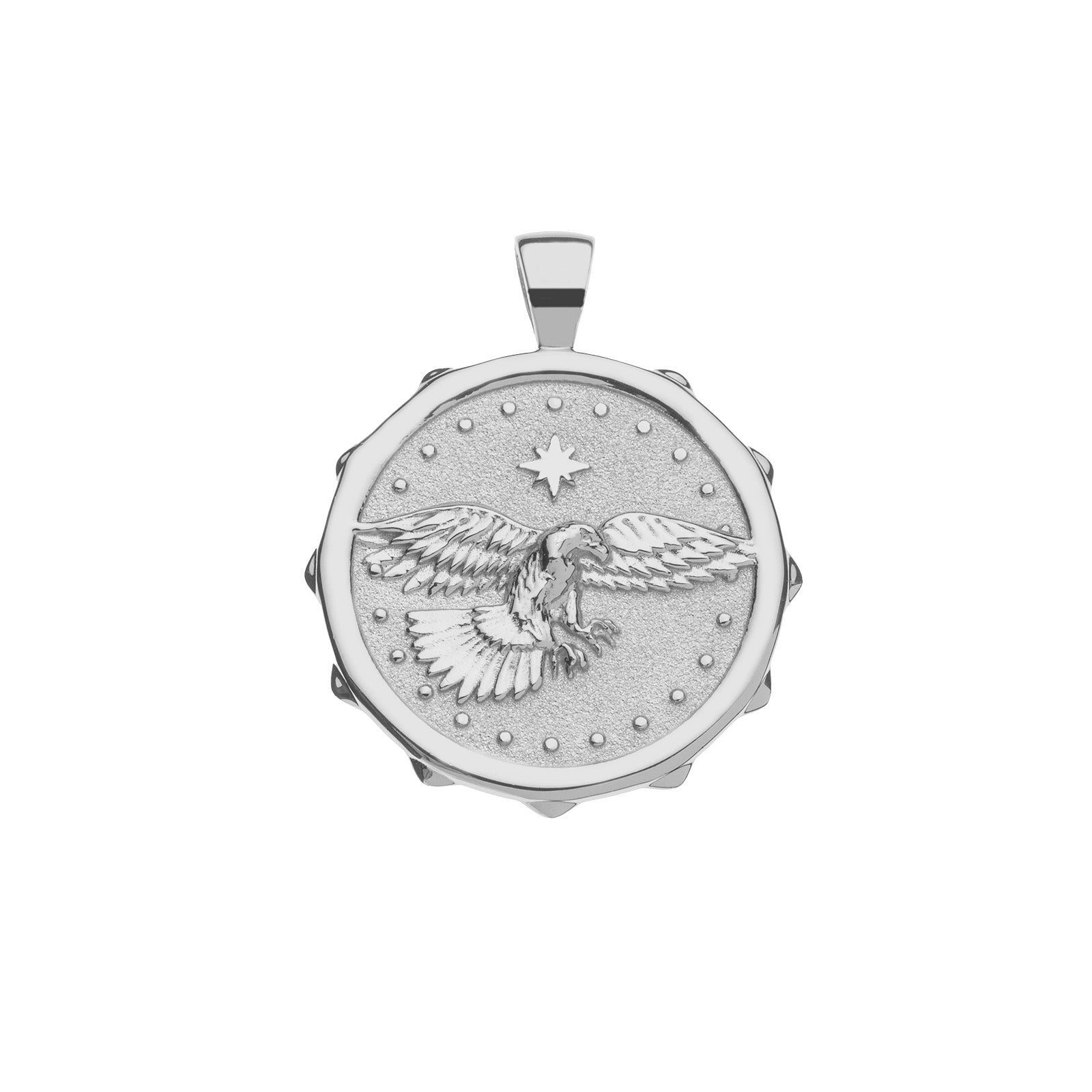 PROTECT Eagle JW Original Pendant Coin in Silver