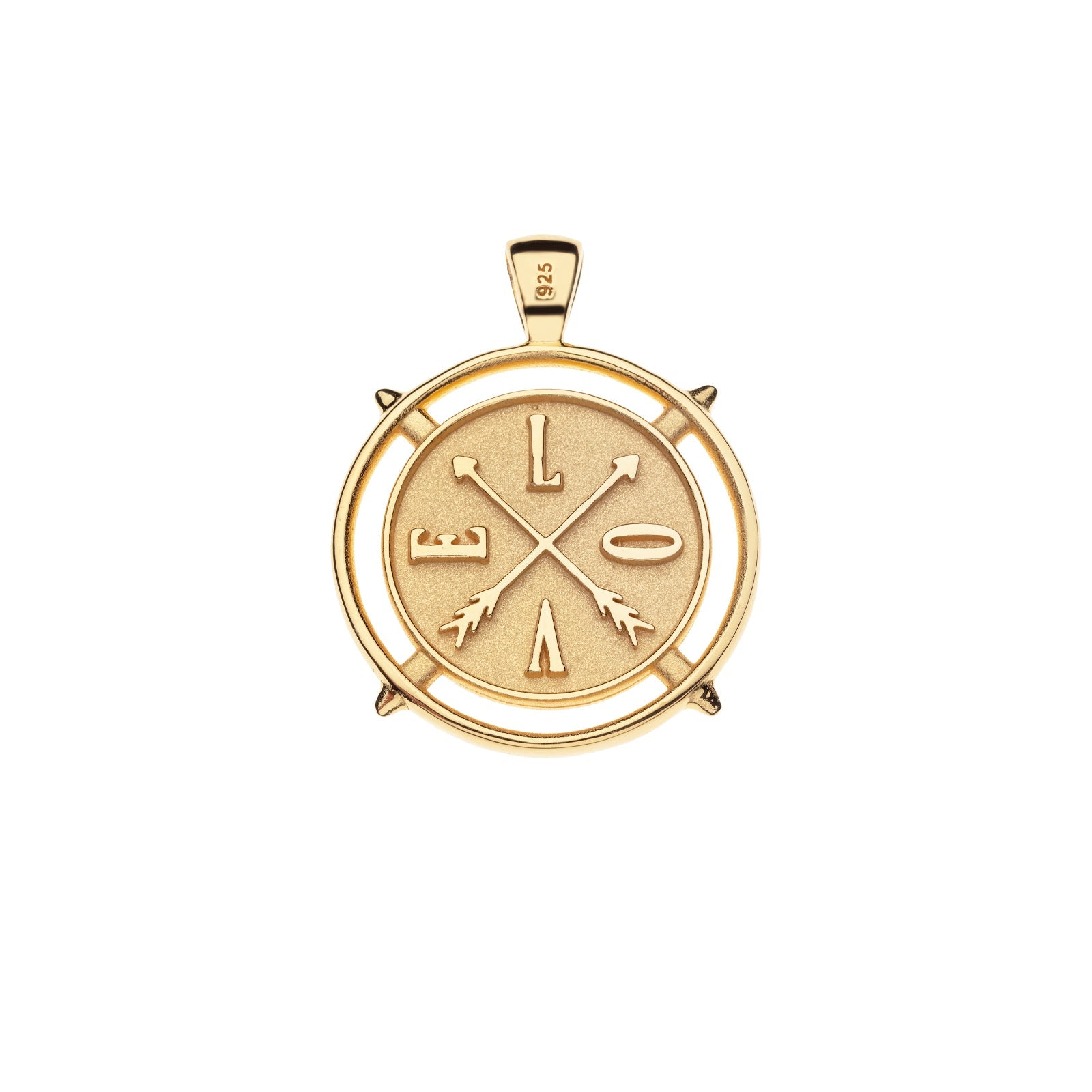 El Corazon LOVE Pendant