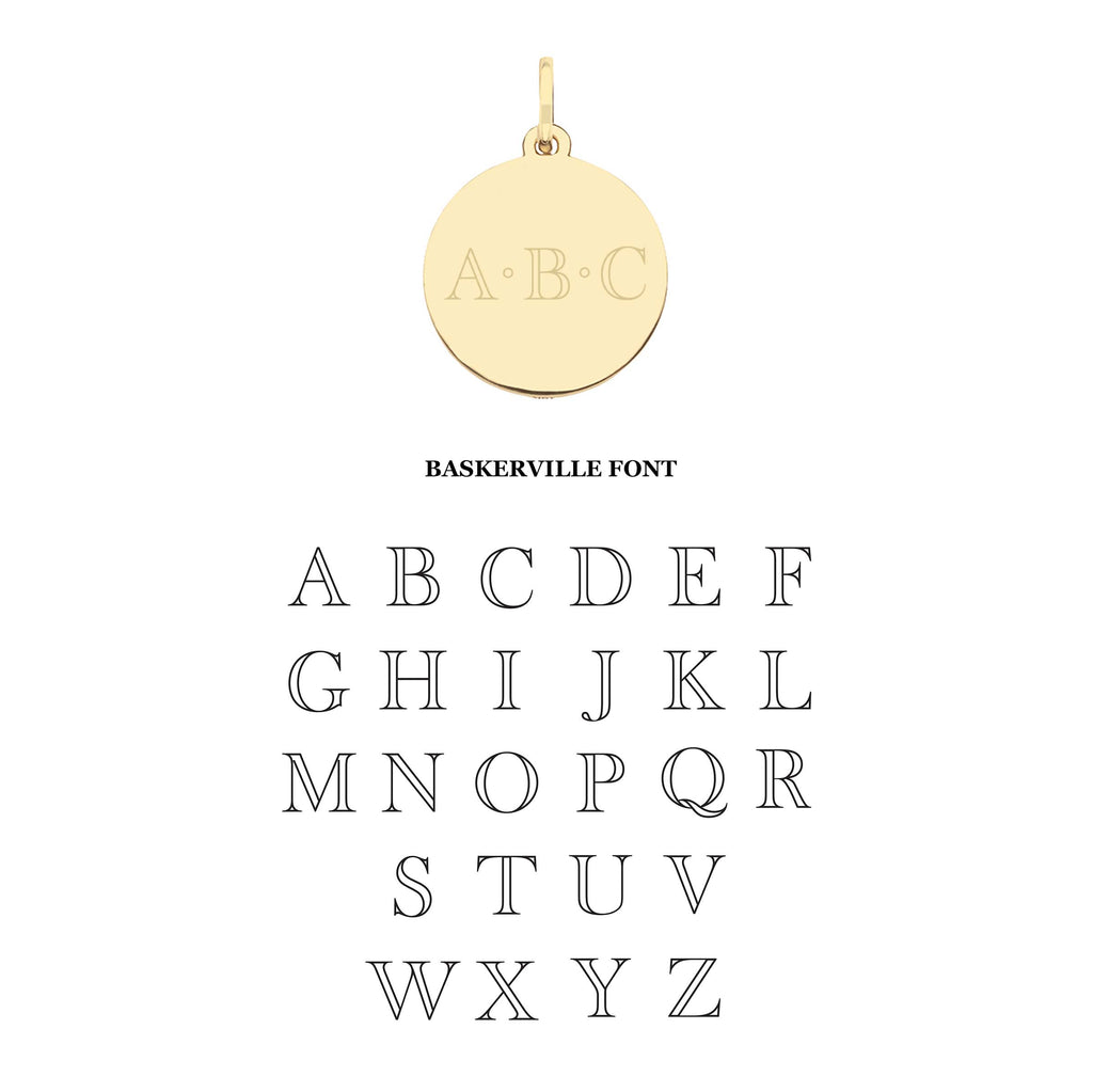 STRONG Rising Sun Engravable Charm in Solid Gold