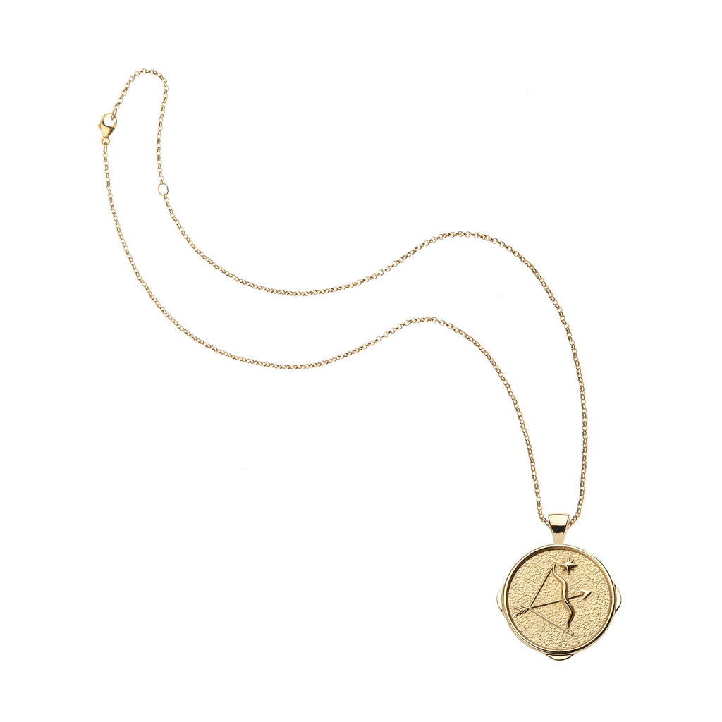 SAGITTARIUS JW Small Zodiac Pendant Coin - Nov 22 - Dec 21