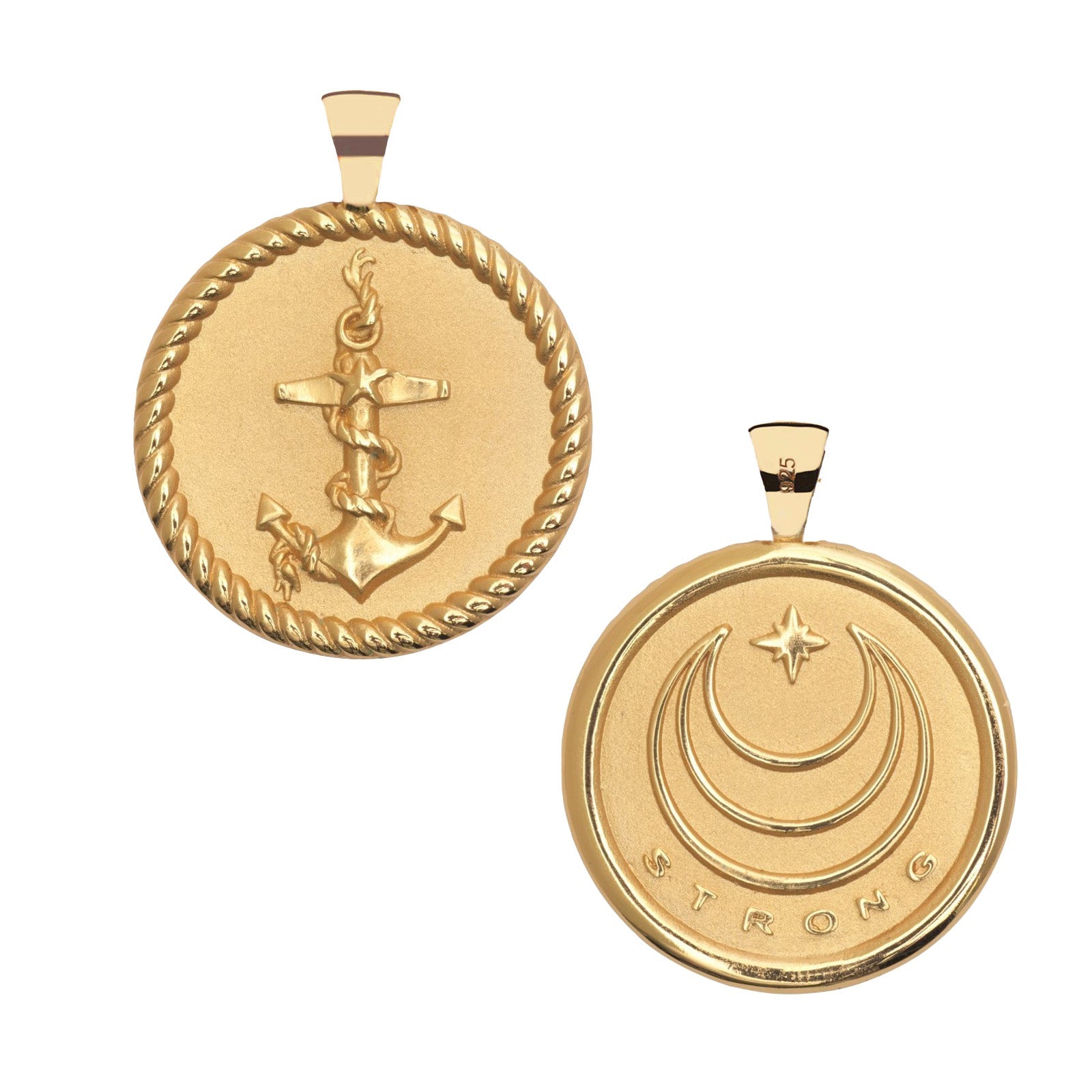 STRONG JW Original Pendant Coin (Anchor)