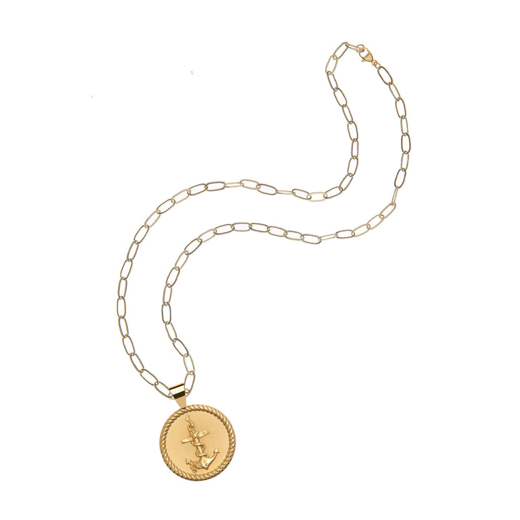 STRONG JW Small Pendant Coin (Anchor)