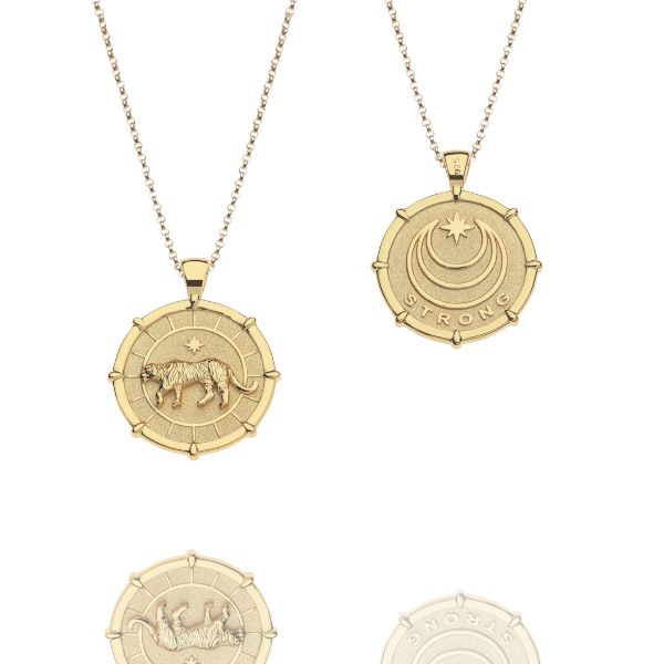 STRONG Tiger JW Original Pendant Coin