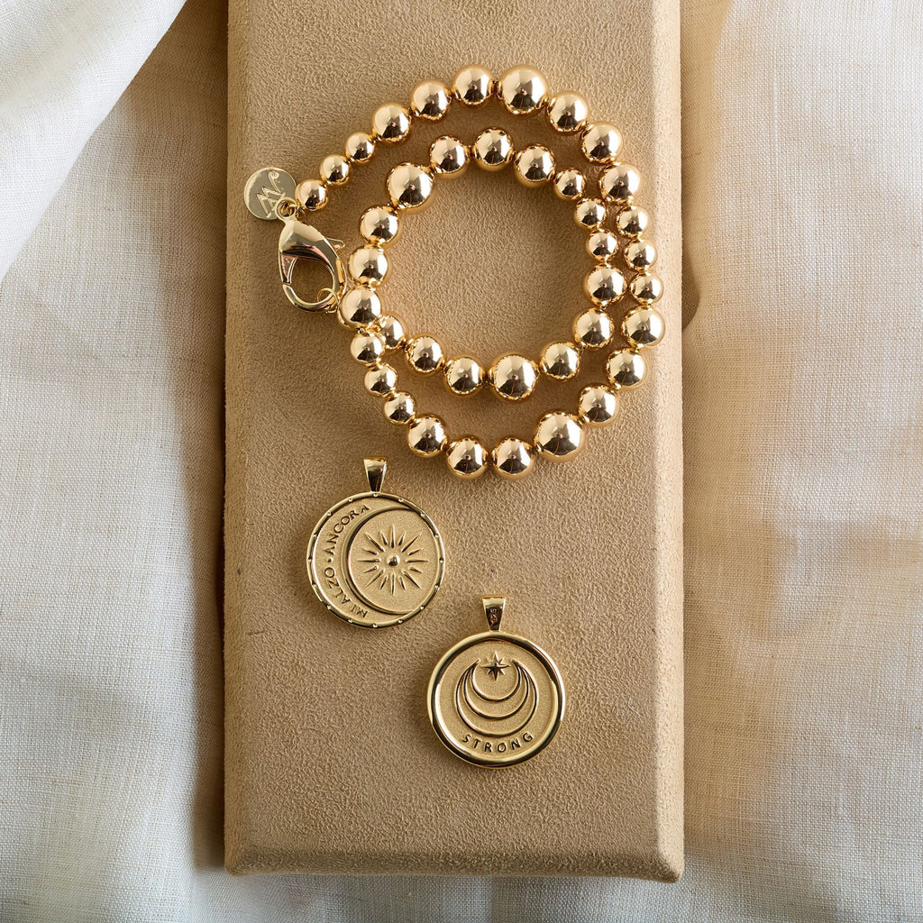 Sun Reflection Beaded Necklace