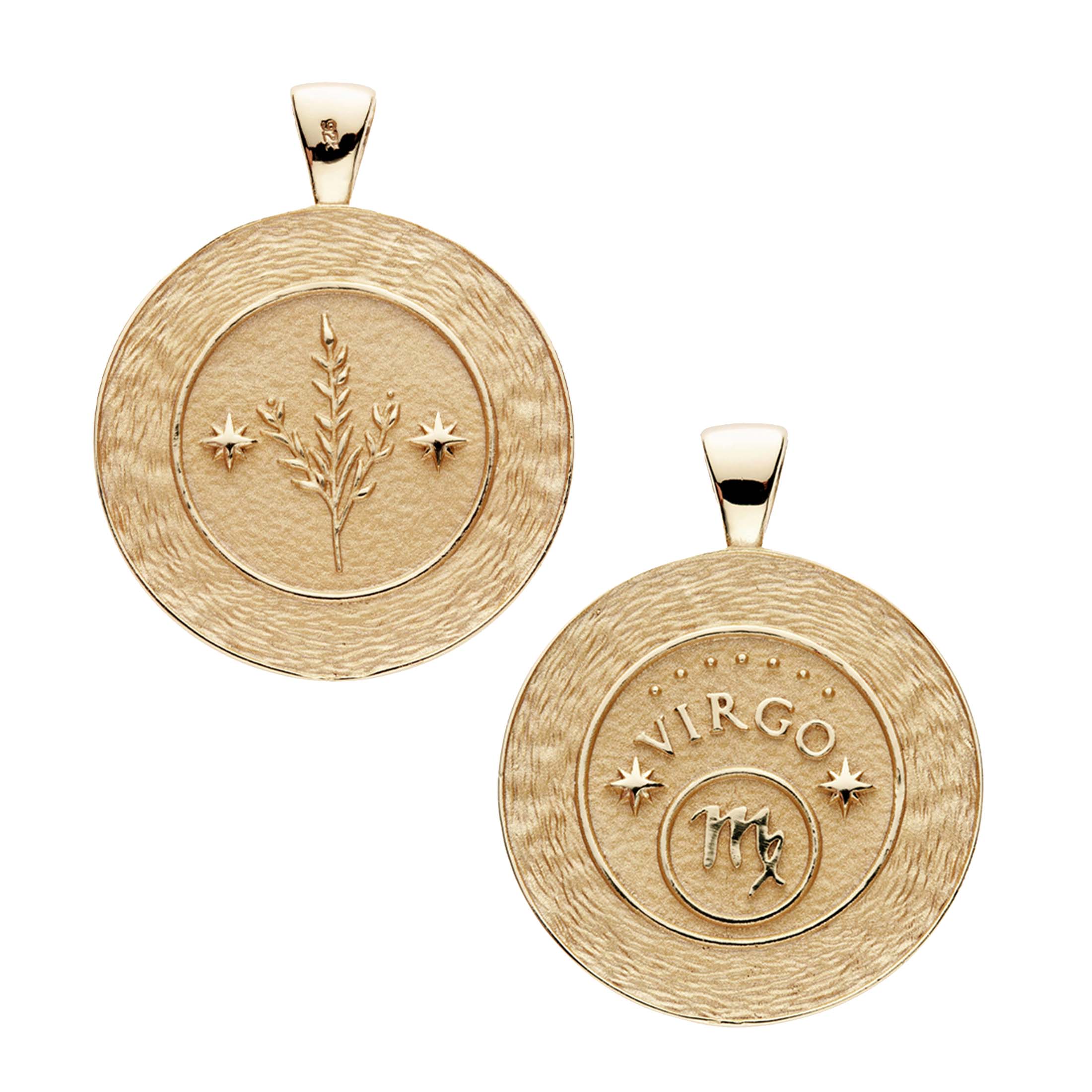 VIRGO JW Zodiac Pendant Coin - Aug 23 - Sep 22