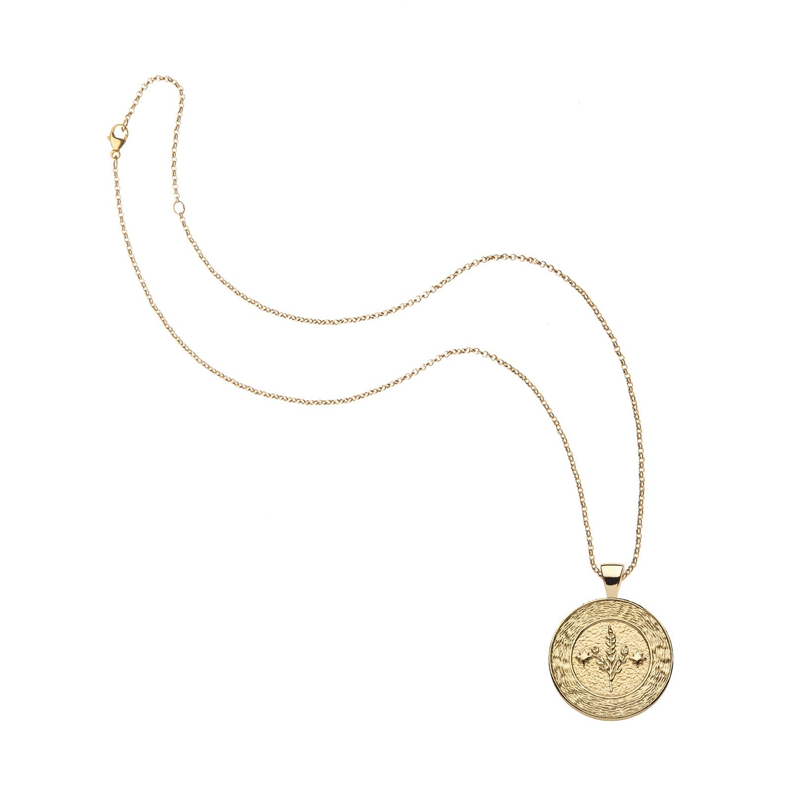 VIRGO JW Small Zodiac Pendant Coin - Aug 23 - Sep 22