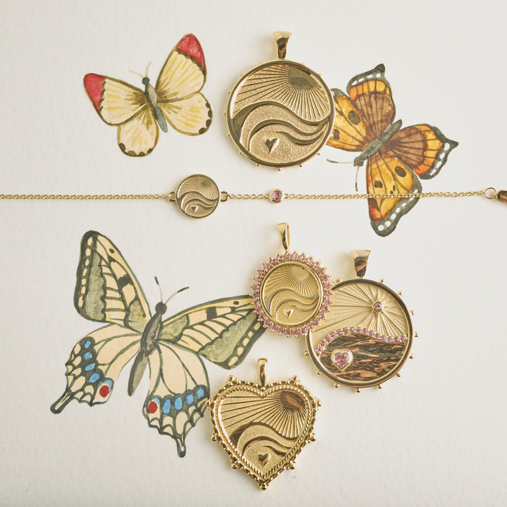 Love - Courage - Strength JW Original Pendant Coin