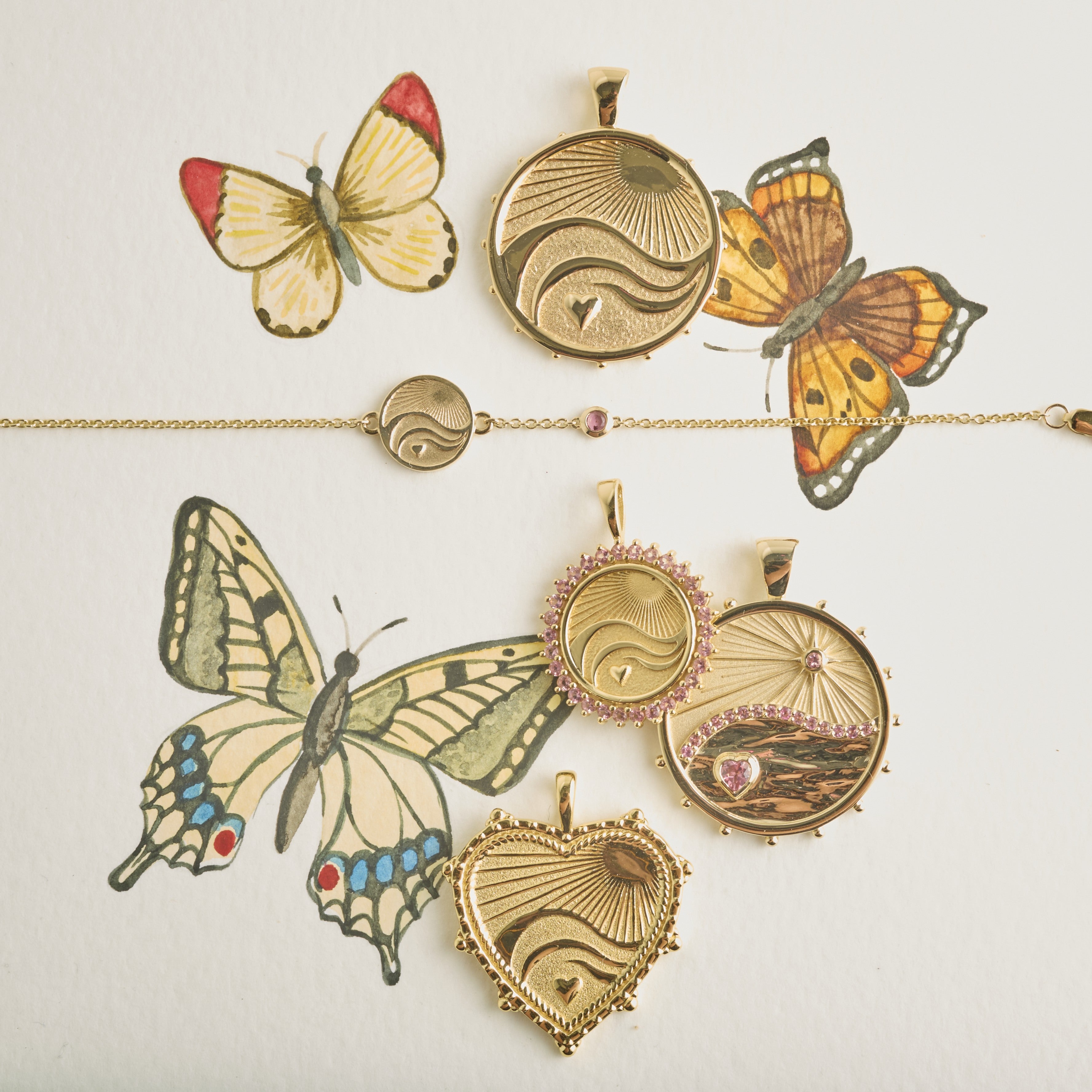 Love - Courage - Strength JW Original Pendant Coin