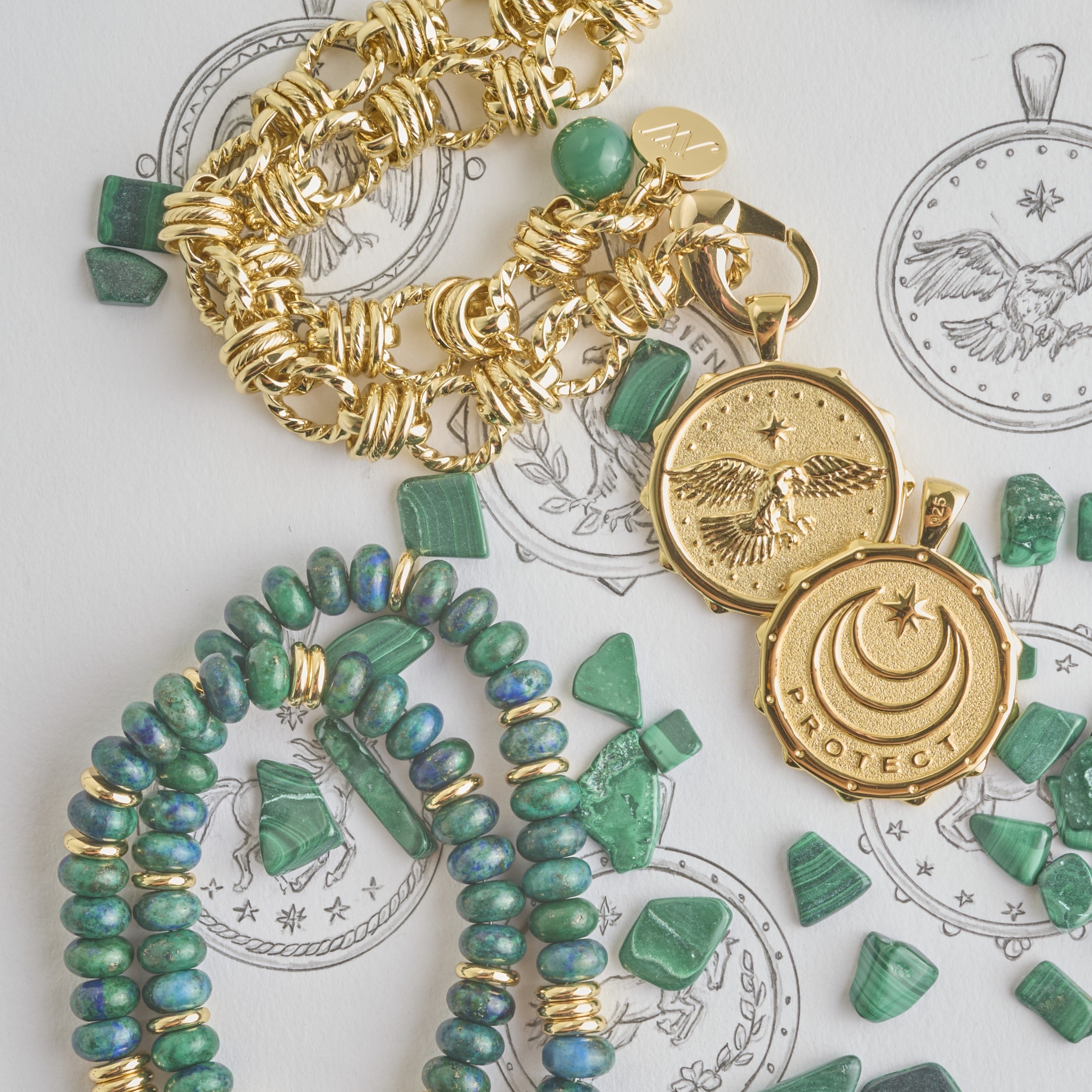 PROTECT Eagle JW Original Pendant Coin